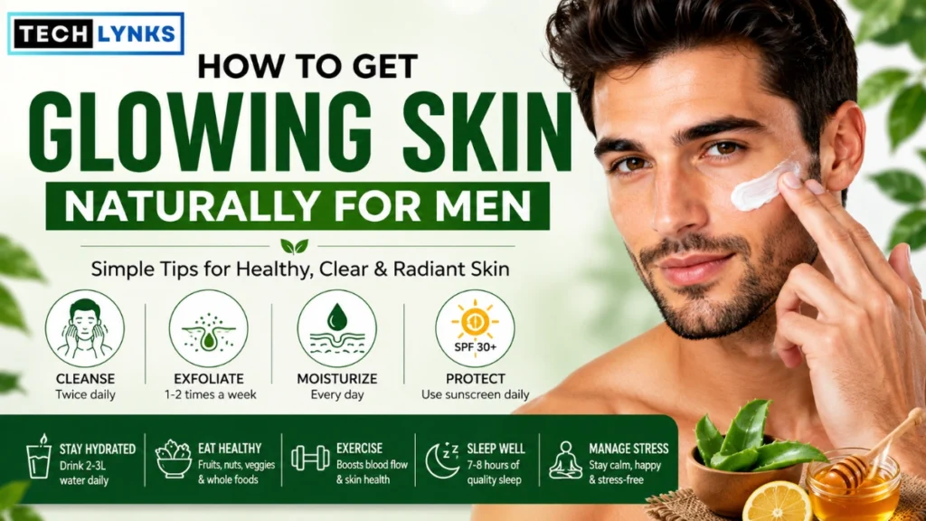 How to Get Glowing Skin Naturally for Men