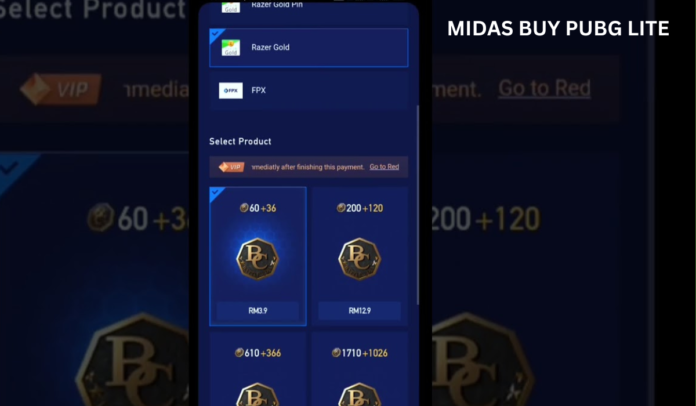 Midas Buy PUBG Lite