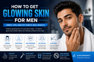 How to Get Glowing Skin for Men 10 Simple Skincare Tips for a Healthy Face