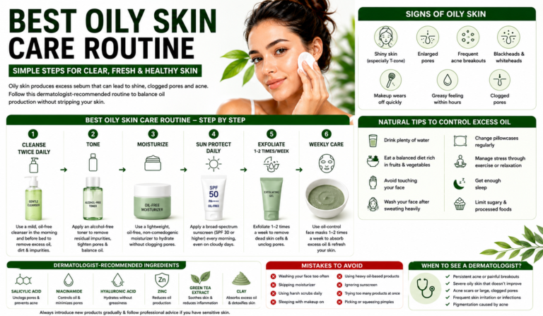 Best Oily Skin Care Routine